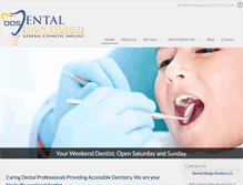 Tablet Screenshot of dentaldesignstudiosllc.com